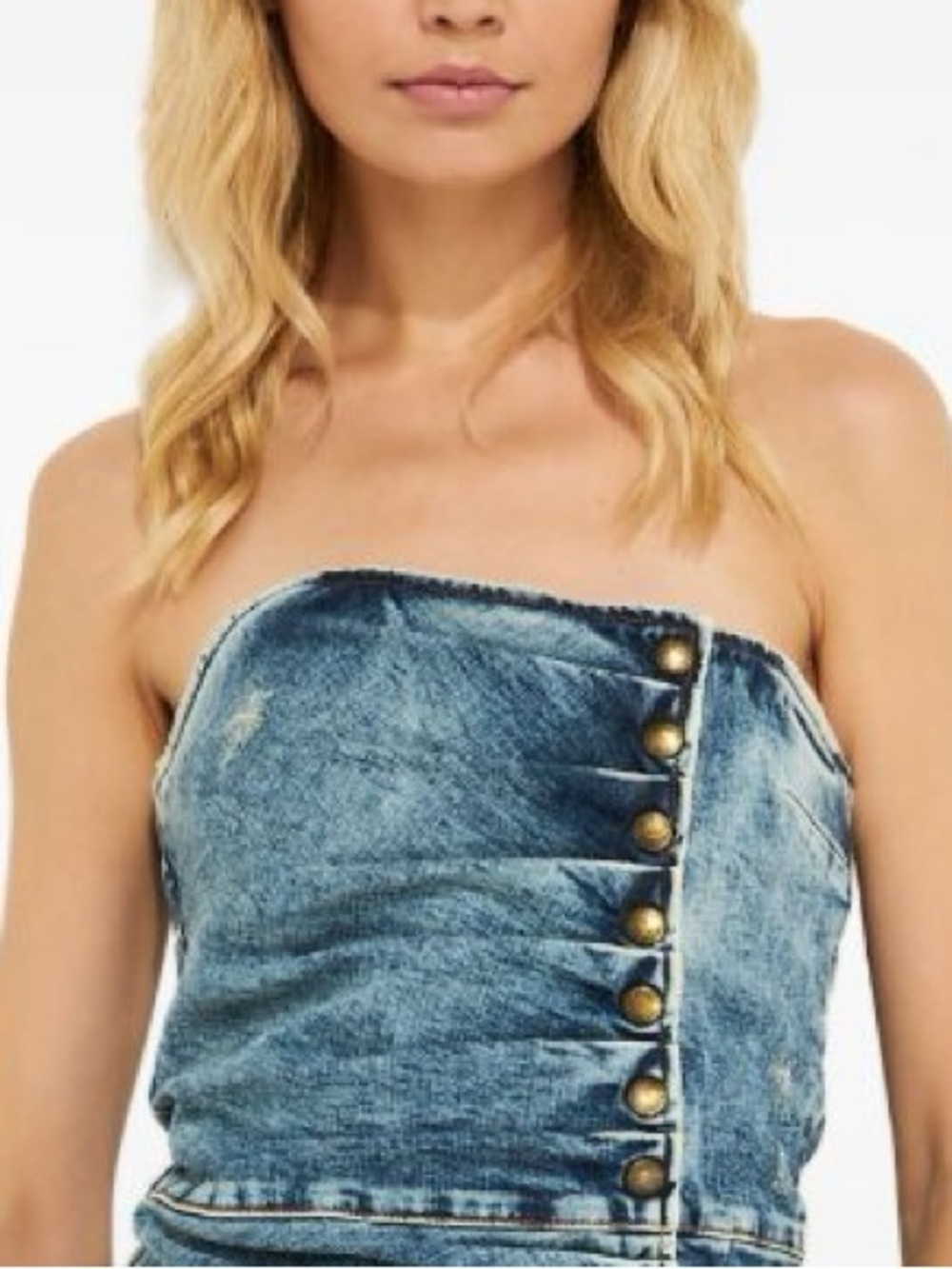 ✨Retrofête Strapless Corset Top